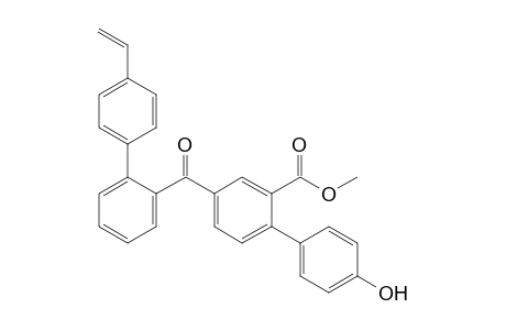 Methyl 4'-Hydroxy-4-(4'-vinylbiphenylcarbonyl)biphenyl-2-carboxylate