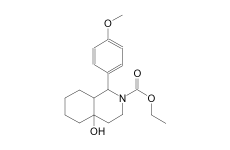 ethyl 4a-hydroxy-1-(4-methoxyphenyl)octahydro-2(1H)-isoquinolinecarboxylate
