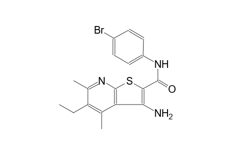 thieno[2,3-b]pyridine-2-carboxamide, 3-amino-N-(4-bromophenyl)-5-ethyl-4,6-dimethyl-
