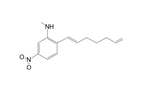 2-[1-(1,6-heptadienyl)]-N-methyl-5-nitroaniline