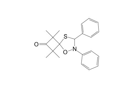 5-Oxa-8-thia-6-azaspiro[3.4]octan-2-one, 1,1,3,3-tetramethyl-6,7-diphenyl-