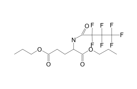 Dipropyl N-(heptafluorobutyryl)glutamate