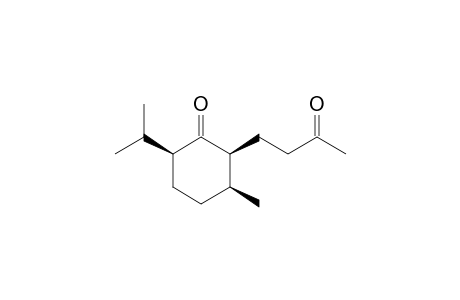 (2S,3S,6S)-3-methyl-2-(3-oxidanylidenebutyl)-6-propan-2-yl-cyclohexan-1-one