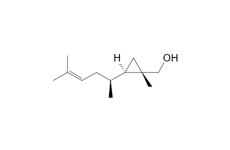 (1S*,2R*)-[1-Methyl-2-[(S*)-5-methylhex-4-en-2-yl]cyclopropyl]methanol