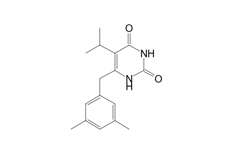 6-(3,5-dimethylbenzyl)-5-isopropyl-uracil