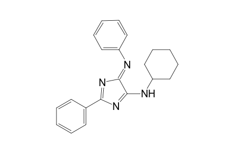 (5Z)-N-cyclohexyl-2-phenyl-5-phenylimino-imidazol-4-amine