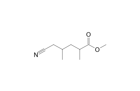 5-cyano-2,4-dimethyl-valeric acid methyl ester