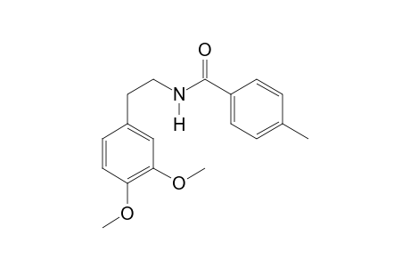 N-[2-(3,4-Dimethoxyphenyl)ethyl]-4-methylbenzamide