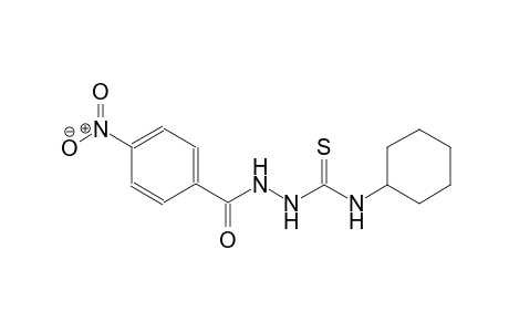 N-cyclohexyl-2-(4-nitrobenzoyl)hydrazinecarbothioamide