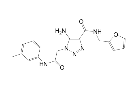 5-amino-N-(2-furylmethyl)-1-[2-oxo-2-(3-toluidino)ethyl]-1H-1,2,3-triazole-4-carboxamide