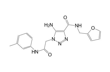 5-amino-N-(2-furylmethyl)-1-[2-oxo-2-(3-toluidino)ethyl]-1H-1,2,3-triazole-4-carboxamide