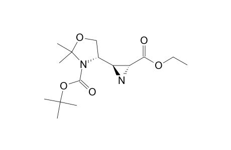 ETHYL-(2S,3R,4'R)-(-)-3-(3'-TERT.-BUTYLOXYCARBONYL-2',2'-DIMETHYLOXAZOLIDIN-4'-YL)-AZIRIDINE-2-CARBOXYLATE