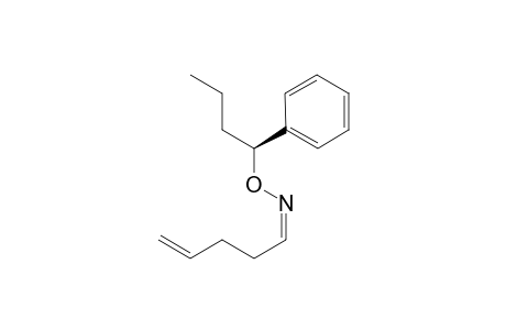 (S)-O-(1-phenylbutyl)pent-4-enaldehyde oxime