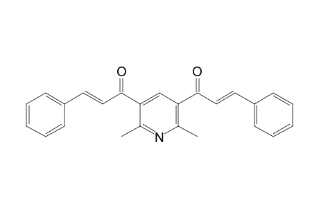 (E)-1-[2,6-dimethyl-5-[(E)-1-oxo-3-phenylprop-2-enyl]-3-pyridinyl]-3-phenyl-2-propen-1-one