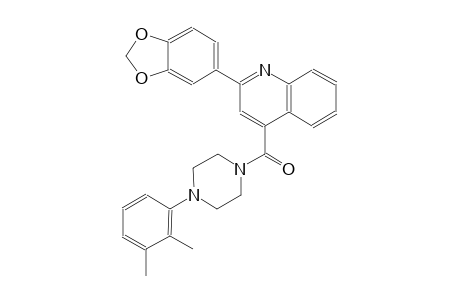 2-(1,3-benzodioxol-5-yl)-4-{[4-(2,3-dimethylphenyl)-1-piperazinyl]carbonyl}quinoline
