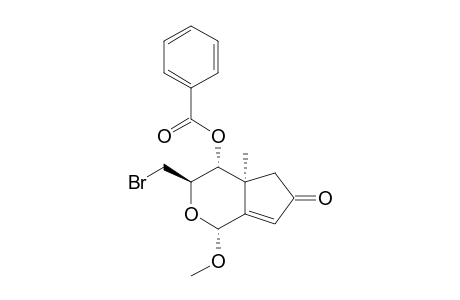 4-BENZOYLOXY-5-BROMOMETHYL-2,3-C-(2-PROPEN-2'-ONE)-3-DEOXY-3-C-METHYL-ALPHA-D-ARABINO-HEXOPYRANOSID-2-ULOSE