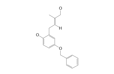 (E)-4-BENZYLOXY-2-(4'-HYDROXY-3'-METHYLBUT-2'-ENYL)-PHENOL