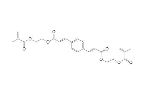 2-Propenoic acid, 3,3'-(1,4-phenylene)bis-, bis[2-[(2-methyl-1-oxo-2-propen-1-yl)oxy]ethyl] ester