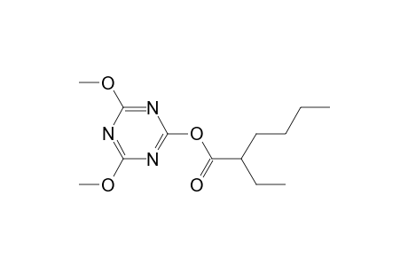 2-(2-Ethylhexanoyloxy)-4,6-dimethoxy-1,3,5-triazine