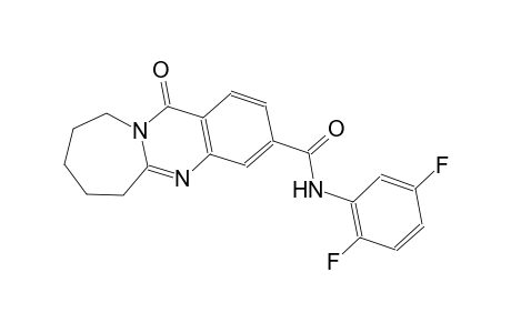 N-(2,5-difluorophenyl)-12-oxo-6,7,8,9,10,12-hexahydroazepino[2,1-b]quinazoline-3-carboxamide