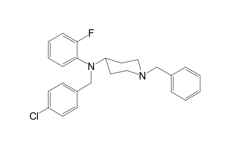 1-Benzyl-N-(4-chlorobenzyl)-N-(2-fluorophenyl)piperidin-4-amine