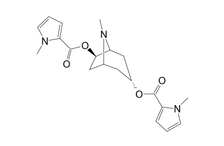 3.alpha.,6.beta.-di(1-methyl-1H-pyrrol-2-ylcarbonyloxy)tropane