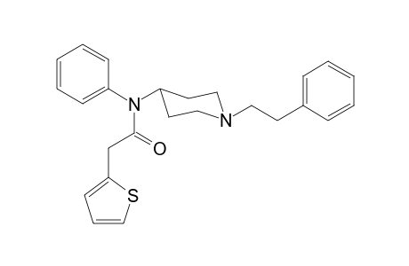 N-Phenyl-N-[1-(2-phenylethyl)piperidin-4-yl]-2-(thiophen-2-yl)acetamide