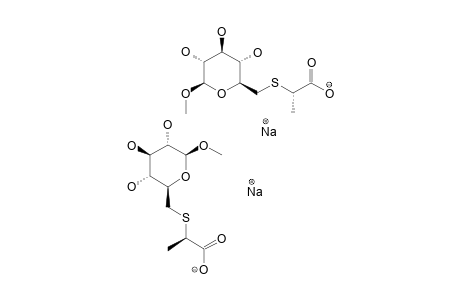 METHYL-6-THIO-6-[2'-(SODIUM-PROPANOATE)]-BETA-D-GLUCOPYRANOSIDE
