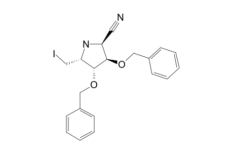 (2S,3R,4R,5R)-3,4-BIS-BENZYLOXY-5-IODOMETHYLPYRROLIDINE-2-CARBONITRILE
