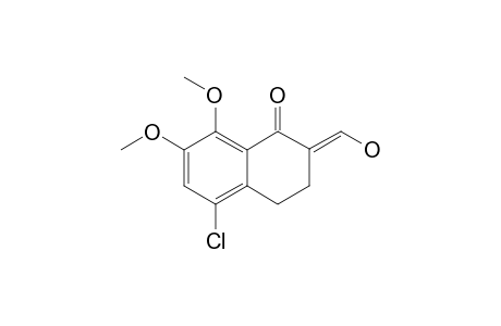 5-Chloro-7,8-dimethoxy-2-(hydroxymethylene)-3,4-dihydronaphthalene-1(2H)-one