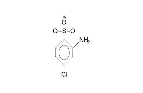 2-Amino-4-chloro-benzenesulfonate anion