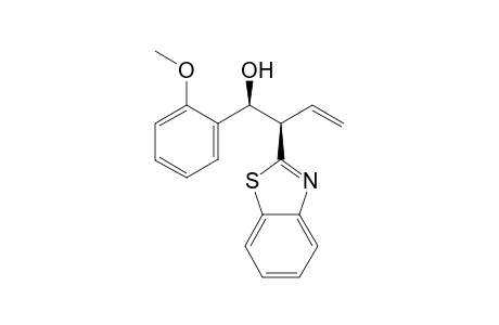 2-(Benzothiazol-2'-yl)-1-(2"-methoxyphenyl)but-3-en-1-ol