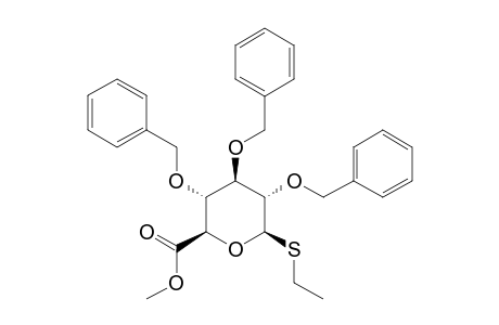 METHYL-(ETHYL-2,3,4-TRI-O-BENZYL-1-THIO-BETA-D-GLUCOPYRANOSID)-URONATE