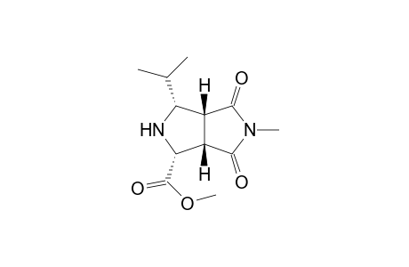 Pyrrolo[3,4-c]pyrrole-1-carboxylic acid, octahydro-5-methyl-3-(1-methylethyl)-4,6-dioxo-, methyl ester, (1.alpha.,3.alpha.,3a.beta.,6a.beta.)-