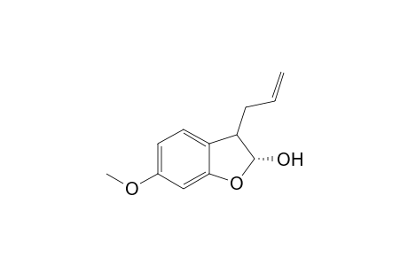 3-Allyl-6-methoxy-2,3-dihydrobenzofuran-2-ol