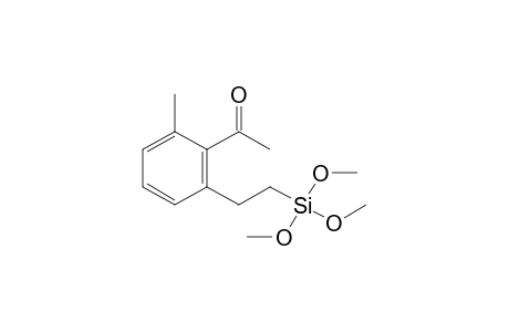 2'-Methyl-6'-[2-(trimethoxysilyl)ethyl]actophenone