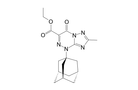 7-METHYL-1-ADAMANTYL-3-ETHOXYCARBONYL-1,4-DIHYDRO-1,2,4-TRIAZOLO-[5.1-C]-1,2,4-TRIAZIN-4-ONE