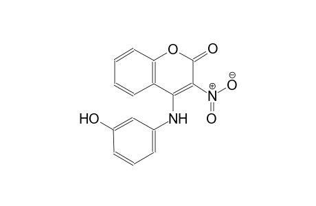 4-(3-hydroxyanilino)-3-nitro-2H-chromen-2-one
