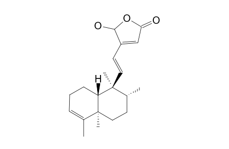 16-ZETA-HYDROXYCLERODA-3,11-(E),13-TRIEN-15,16-OLIDE