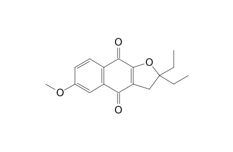 2,2-Diethyl-6-methoxy-2,3-dihydronaphtho[2,3-b]furan-4,9-dione