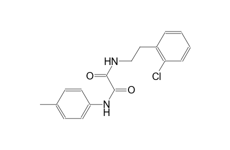 ethanediamide, N~1~-[2-(2-chlorophenyl)ethyl]-N~2~-(4-methylphenyl)-
