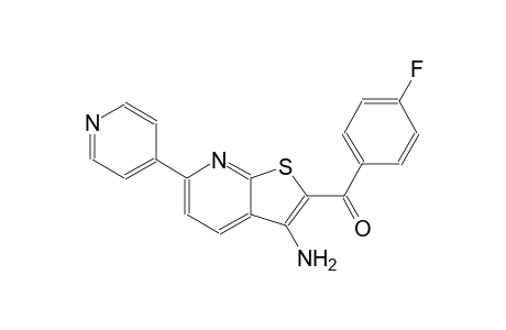 methanone, [3-amino-6-(4-pyridinyl)thieno[2,3-b]pyridin-2-yl](4-fluorophenyl)-
