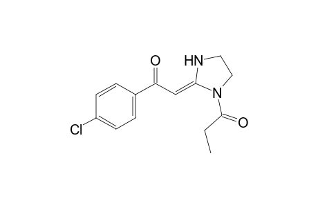 1-Propionyl-2-(4'-chlorobenzoylmethylene)imidazolidine