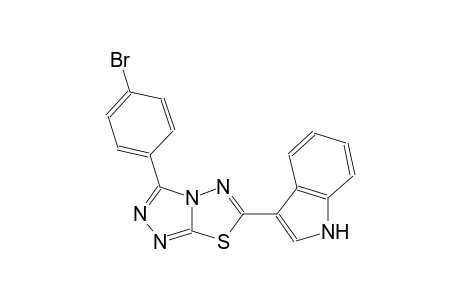 1H-indole, 3-[3-(4-bromophenyl)[1,2,4]triazolo[3,4-b][1,3,4]thiadiazol-6-yl]-