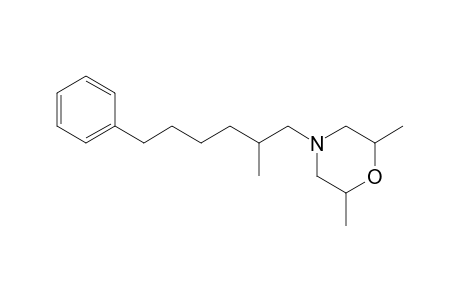 Morpholine, 2,6-dimethyl-4-(2-methyl-6-phenylhexyl)-