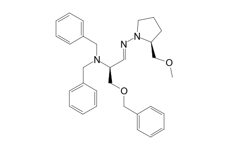 (S,S)-1-(2-Dibenzylamino-2-benzyloxymethylacetaldehyde)-2-methoxymethylpyrrolidinehydrazone