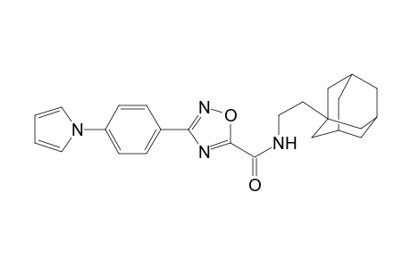 1,2,4-Oxadiazole-5-carboxamide, 3-[4-(1H-pyrrol-1-yl)phenyl]-N-(2-tricyclo[3.3.1.1(3,7)]dec-1-ylethyl)-