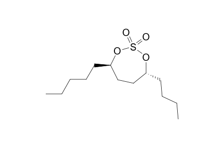 1,3,2-Dioxathiepane, 4-butyl-7-pentyl-, 2,2-dioxide, (4R-trans)-