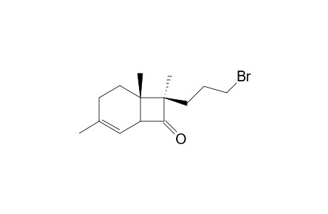 exo-(1RS,6SR,7RS)-7-(3'-Bromopropyl)-3,6,7-trimethylbicyclo[4.2.2]oct-2-en-8-one