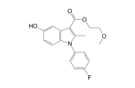 2-Methoxyethyl 1-(4-fluorophenyl)-5-hydroxy-2-methyl-1H-indole-3-carboxylate